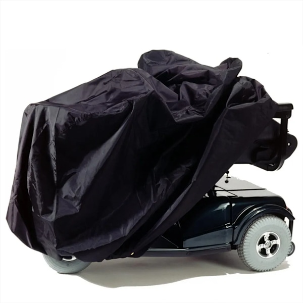 Elektrisk scooter cover, 210D Oxford scooter cover vandtæt regnslag til kørestol beskyttende cover (140* 66*91cm)