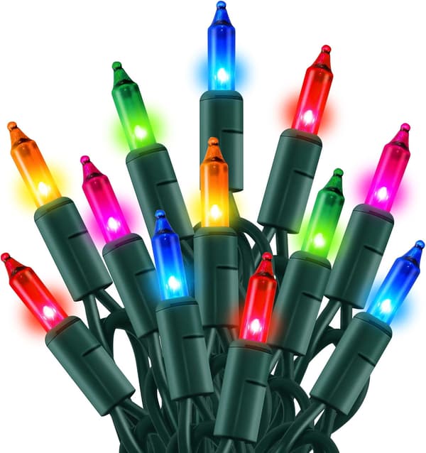 10M 100-LED Mini Multicolor Lyskæde – Vandtætte Fe-lys til Have/Fest