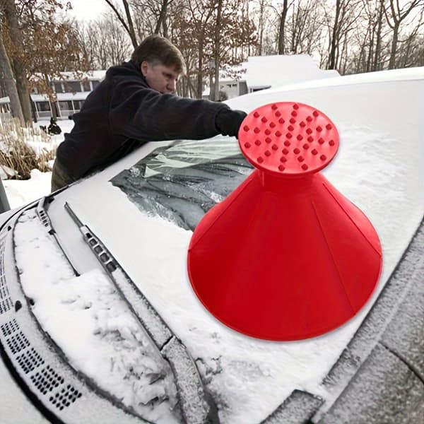 5-delad isskrapa för bilvindruta, snöskyffel, avfrostningsverktyg, vinterbilstillbehör