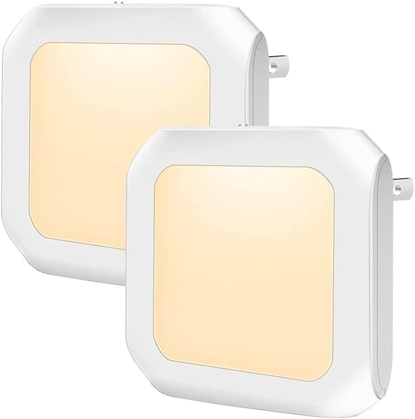 Nattlampa med sensor, 2 stycken