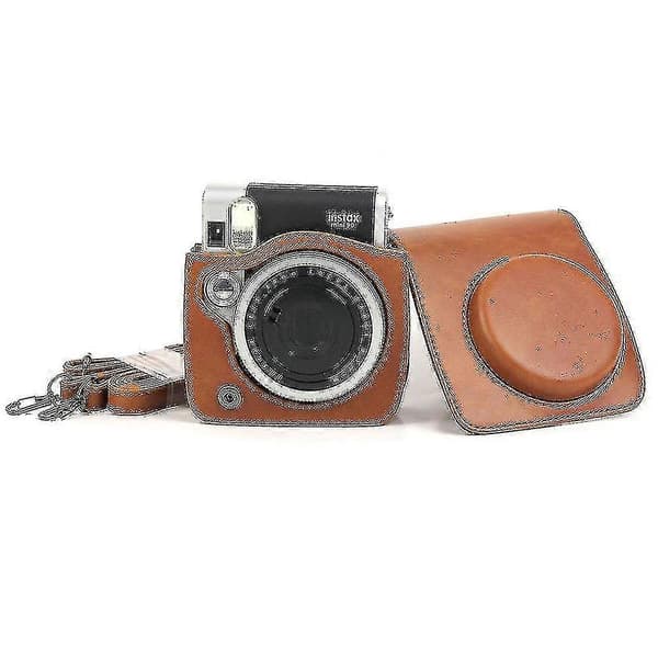 PU læder kamerataske til Fujifilm Instax Mini 90