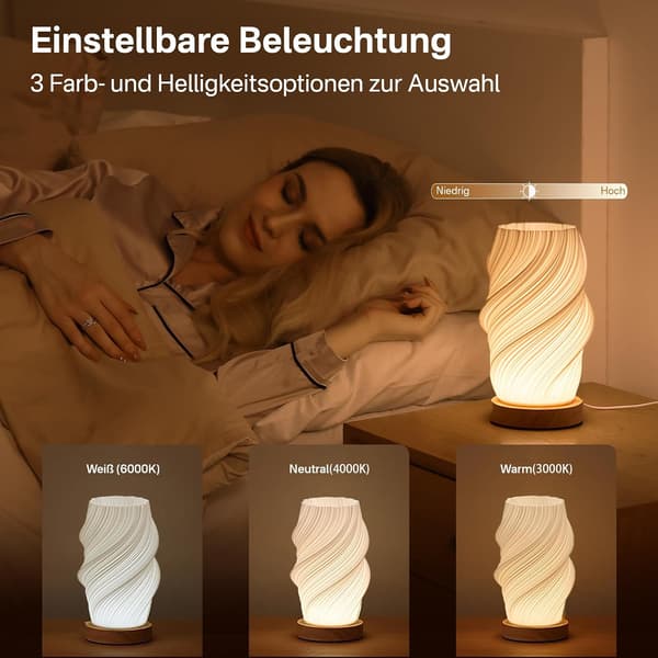 Kreative ladbare stemningslys, dimmeknappbrytere