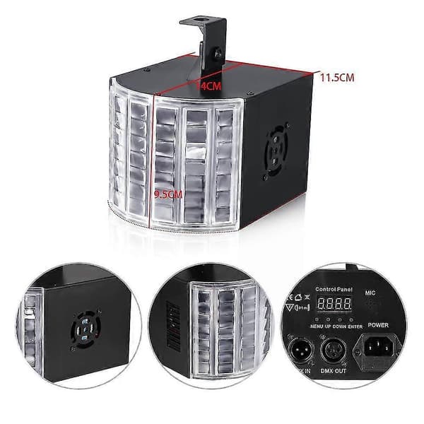 Mode Strobe LED Dmx LED-lys Egnet til Festlysstyring, Fest, Bar, Fødselsdag