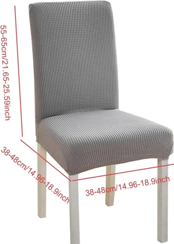 Stolskydd, stretchiga stolskydd, gungstol, elastiskt jacquard stolskydd, avtagbart, tvättbart stolskydd (blå)