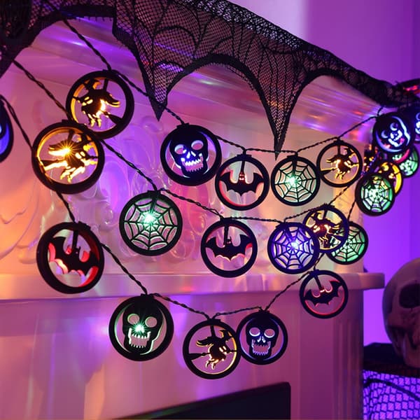 Halloween LED-ljusslinga, 3m 20 lampor