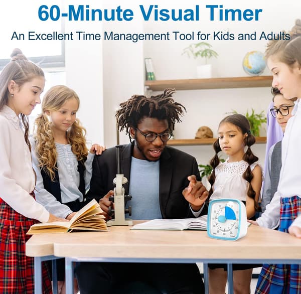 Lydløs visuel timer, 1 stk