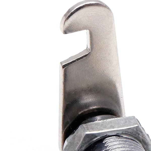 Indbyggede låse, postkasselås, skabslås, møbellås, postkasselås med nøgle, 16 mm