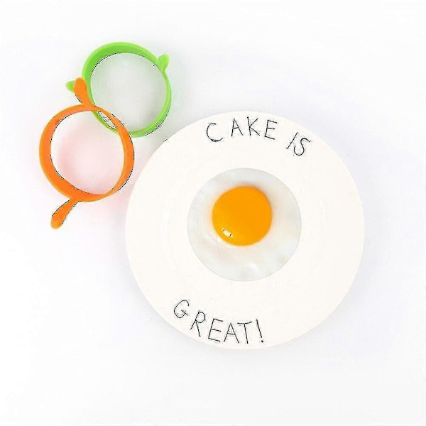 Frokostomelett, silikon eggform 1 stk oransje