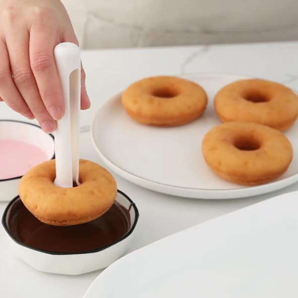 2 stk donutform, kreativ plast, donutmaskin, bakeverktøy, baking