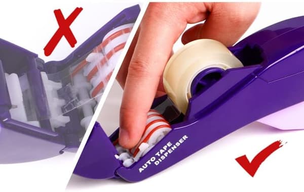 Automatisk teipdispenser, lilla