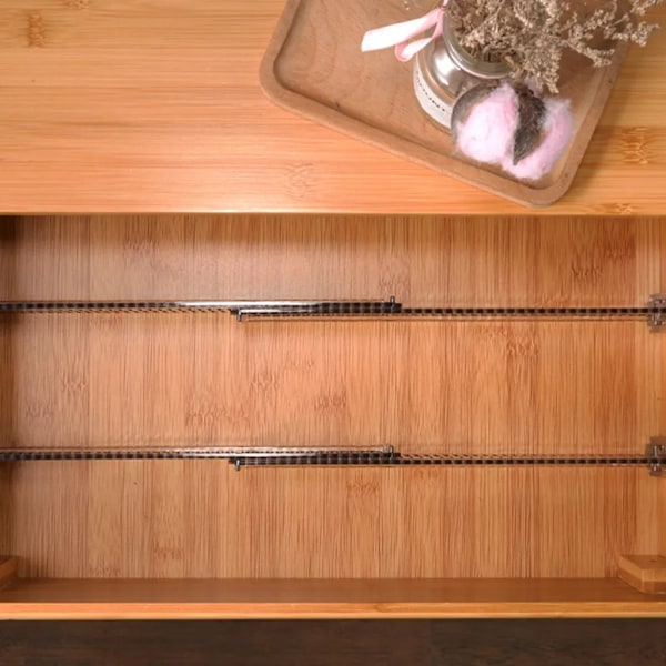 1 stk justerbar skuffeskiller lengde 27,5 cm-51 cm
