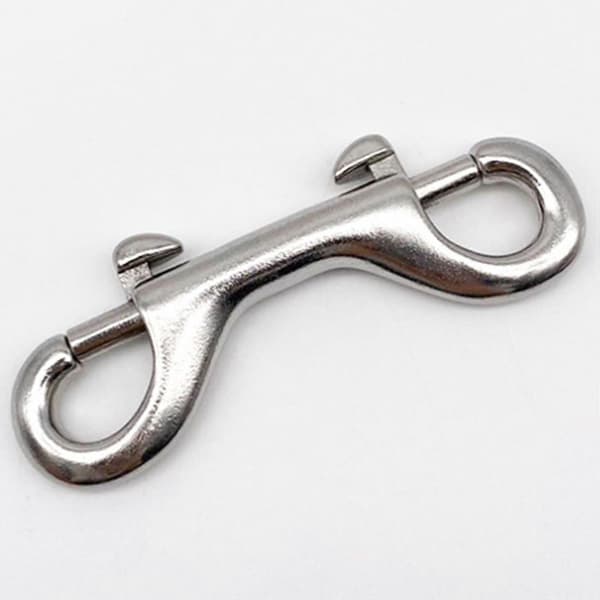 Rustfri stål nedsænkelig stud fjederkrog klemme, 100mm-316
