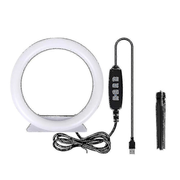 26 cm LED Ring Light med 9 cm Tripod Dimbar Ring Light for Sminke
