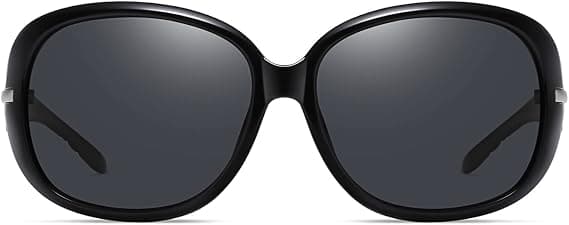 Polariserede Retro Briller til Kvinder med Elegante, Oversize Stel