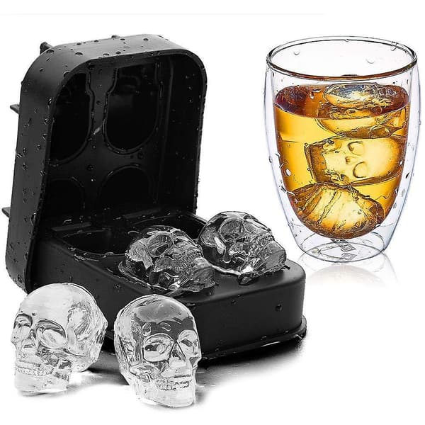 2-pack 37 Håls Isbitsform med Spillskyddslock, BPA-fri Återanvändbar Isbitsform Present
