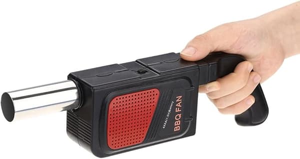 Bærbar elektrisk grillblæser egnet til udendørs camping picnic grill