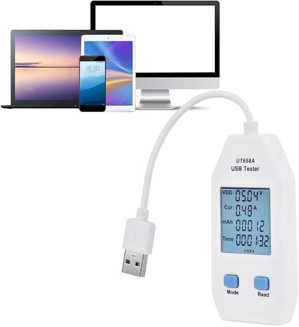 USB Digital Strömmätare Mini USB Voltmeter Amperemeter Detektor Multimeter Ström Spänningsövervakare
