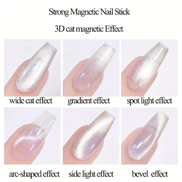 3D magneettiset kissansilmäkynsitelineet, geelimagneetti