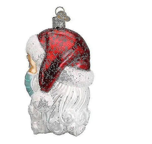 Julenissedekorasjon med maske