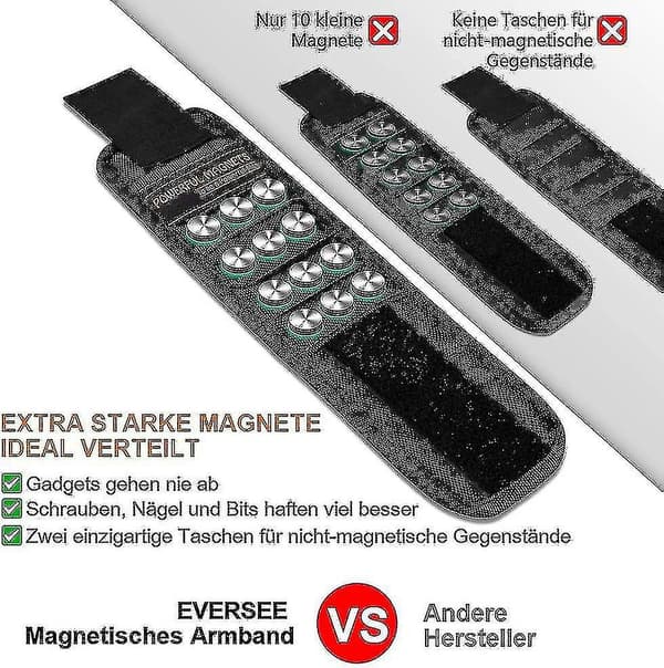Magnetarmband för män, julklappsverktyg till pappa