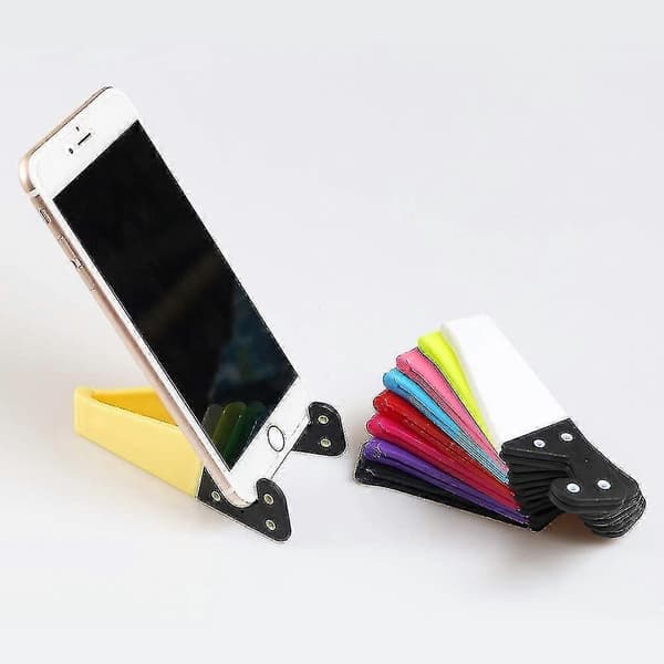 Telefonholder, 9-delt Universal Foldbar Lommeformat Plast V-formet Gave