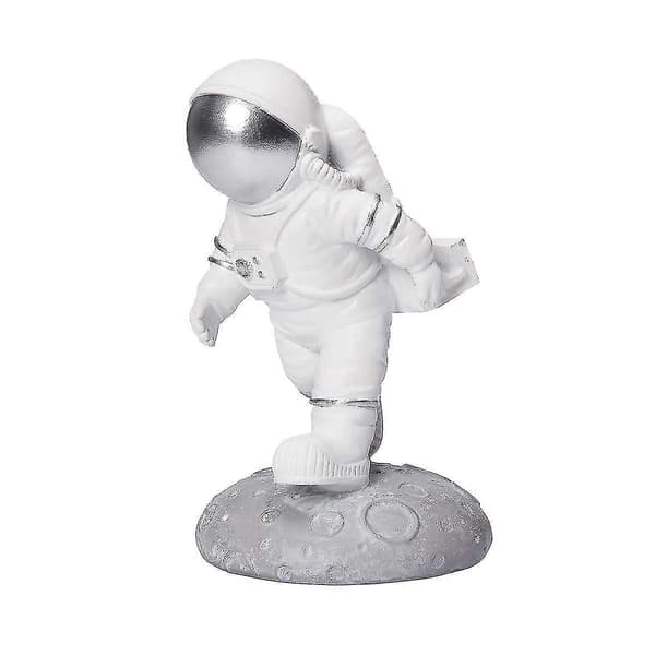 Astronaut telefonhållare, multifunktionell staty i harts (en)
