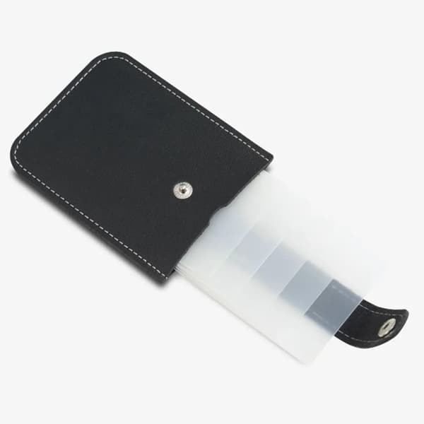 3 st plånböcker, utdragbar kortorganisatör, smal, minimalistisk plånbok