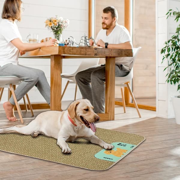 Kølemåtte til hunde og katte, kølemåtte til hunde, kølemåtter til hunde, kølemåtte til hunde og katte, rattanmåtte, 45*35cm