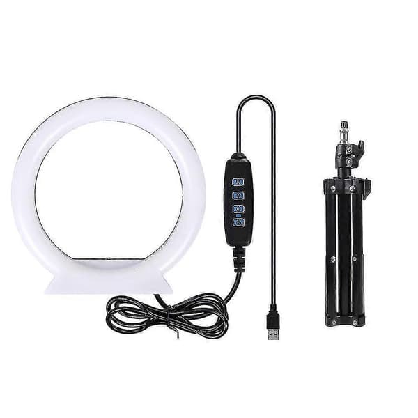 18 cm LED Ring Light med 46 cm Tripod til Makeup Video Live Streaming