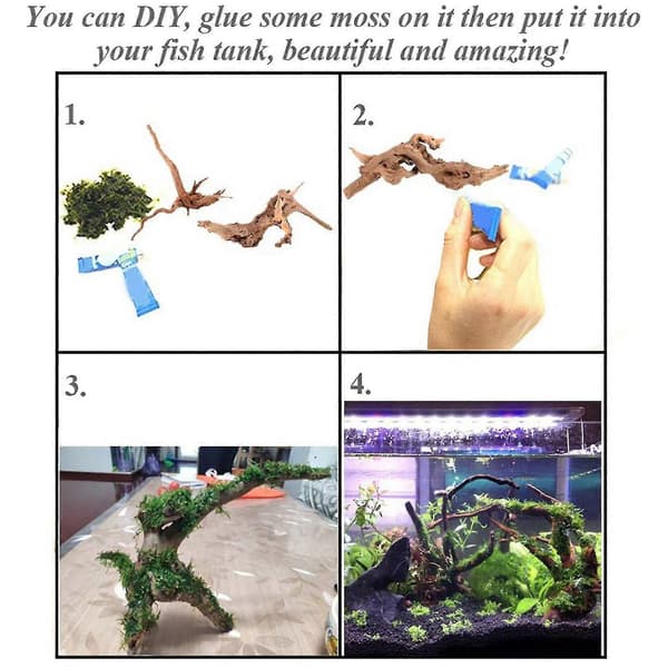 Mini Drivtømmer til Akvarium Naturlige Trægrene (10 stk)
