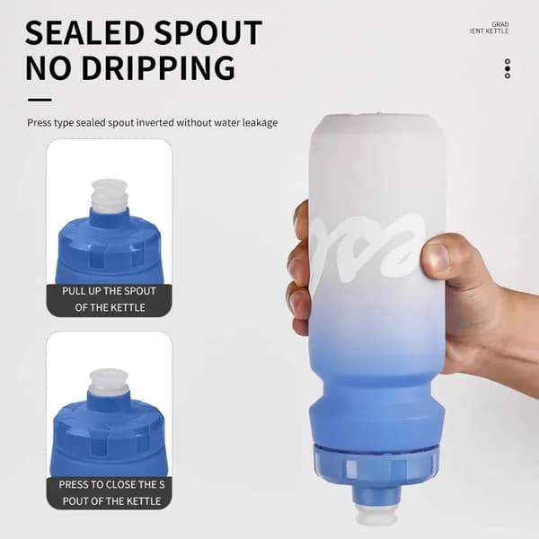 Pyörän vesipullo, 650 ml:n pyöräilyurheilun vesipullot
