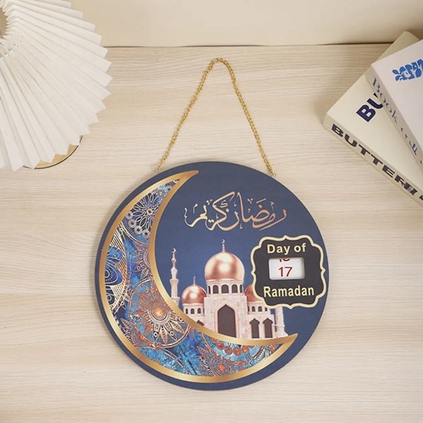 Ramadan-kalender i trä, DIY-adventskalender för hemmet, Ramadan-dekorationer