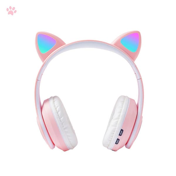 Gaming Headset, Headset för flickor, Rosa