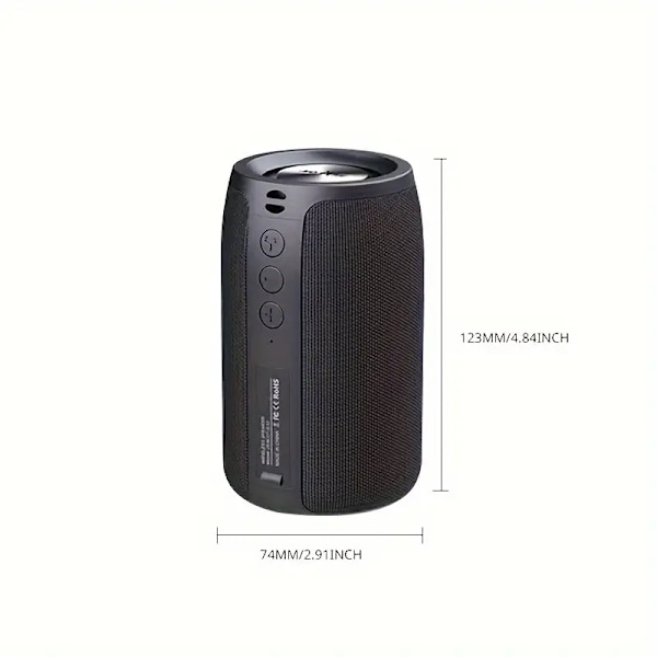 Bærbar udendørs subwoofer Bluetooth-højttaler