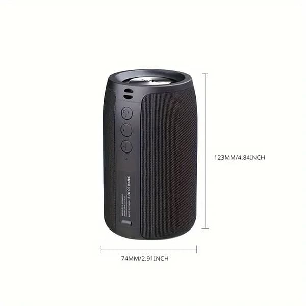 Bærbar utendørs subwoofer Bluetooth-høyttaler