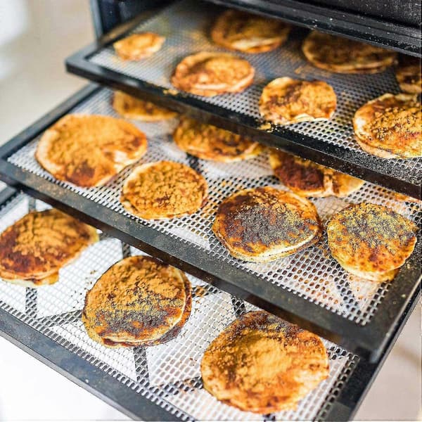 10-pak Non-stick silikone dehydratorark til frugttørrer dumplings