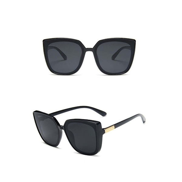 Fashion Square Dame Solbriller, Cat-Eye Style Ramme Vintage