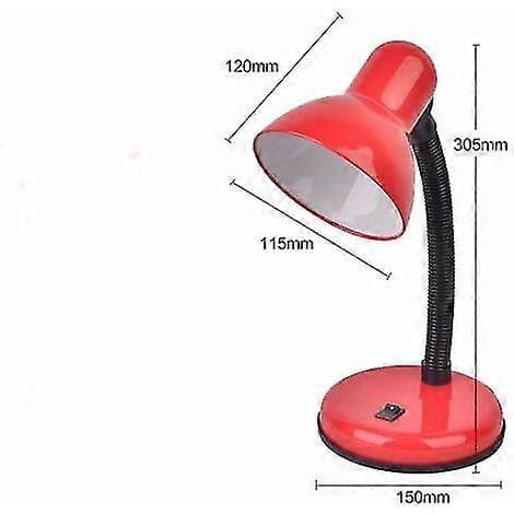 bordlampe, rød, bordlampe, bordlampe