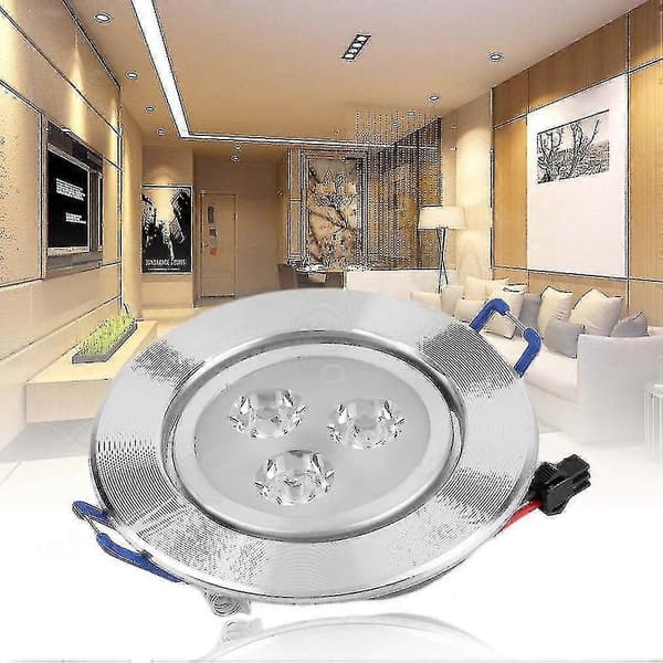 Ny 3w LED optimerad design infälld tak downlight spotlight glödlampa