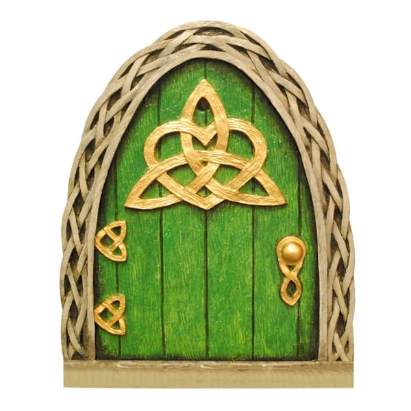 1 Styk Tredimensionel Havefe-Dør  Dør Miniature Elf Dør Mini Gave, Miniature Fe Have Dekoration Udendørs Tilbehør