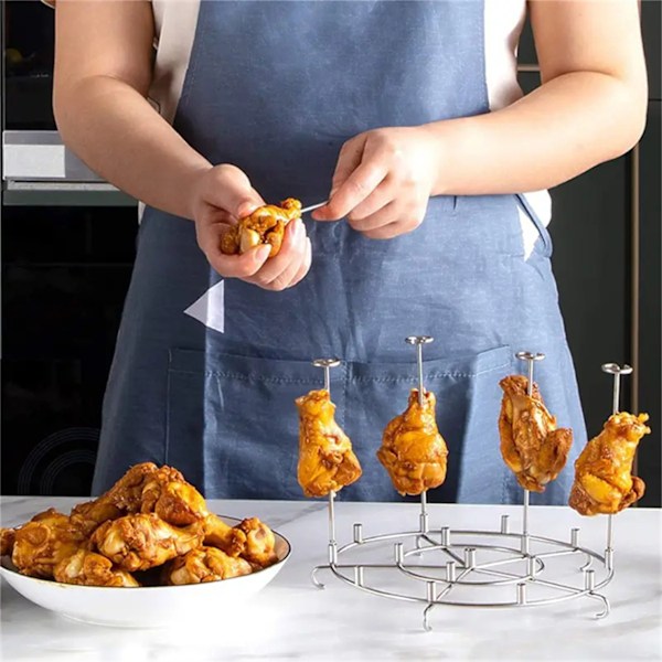 Grillbakke til grill, campingværktøj, sølv