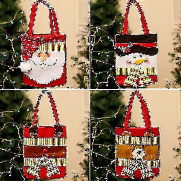 Julkassar, jultomtepresentpåsar, julgodispåsar, julkalaspåsar