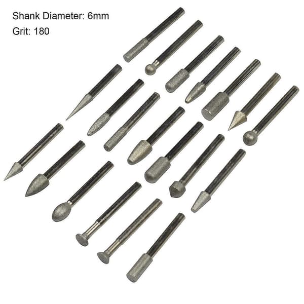 20 stk. diamantbor, roterende diamant (bor/bor/diamantspidser)