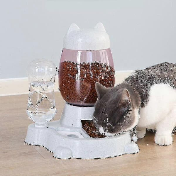 Automatisk foderautomat til hunde og katte drikkevandsskål til hunde og katte 2,2L (Blå)