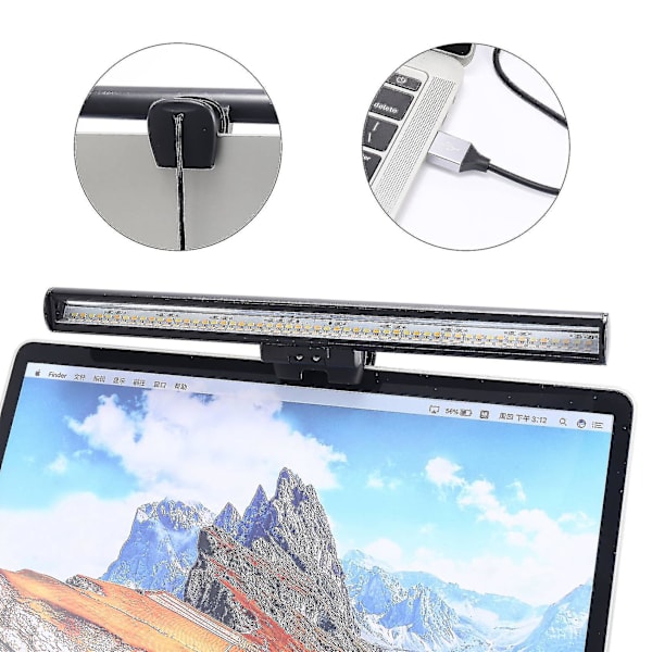 E-leselys for bærbare datamaskiner, USB-drevet kontorlys
