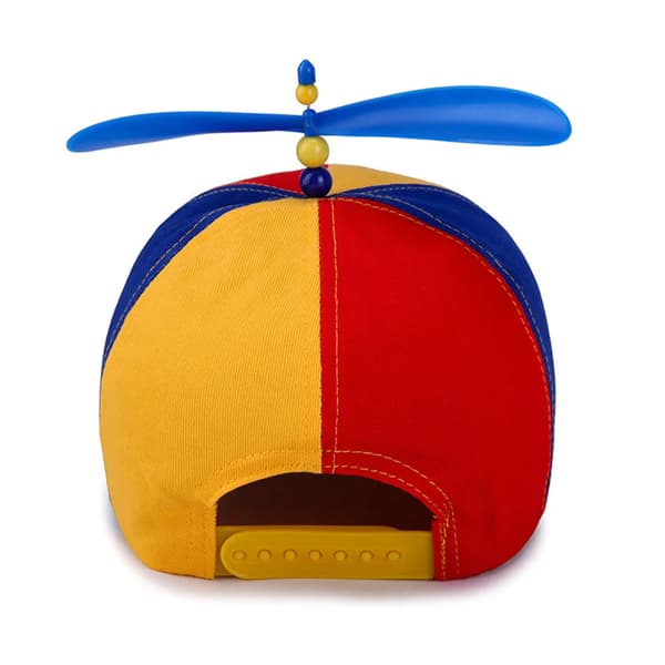 Propelhat farve helikopterhat ensfarvet