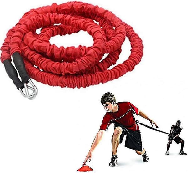 Resistansträningsrep explosiv hoppning fitnessträning resistansrep för att förbättra hastighet, uthållighet och styrka, 2 meter elastiskt rep