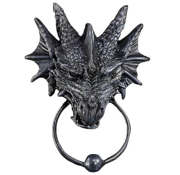 Drage dørring 23,5 cm (svart (1 stk))