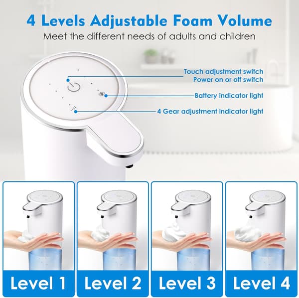 Automatisk sæbedispenser med sensor, 1 stk