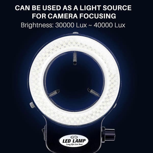 144 LED Mikroskop Ringljus Ringljus 0 - Justerbar
